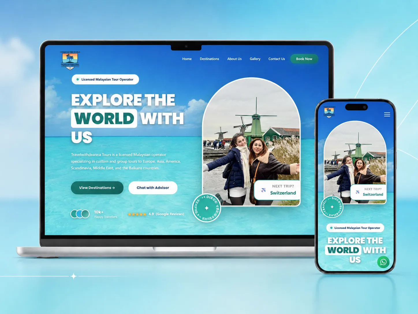 Preview projek corporate website healthcare