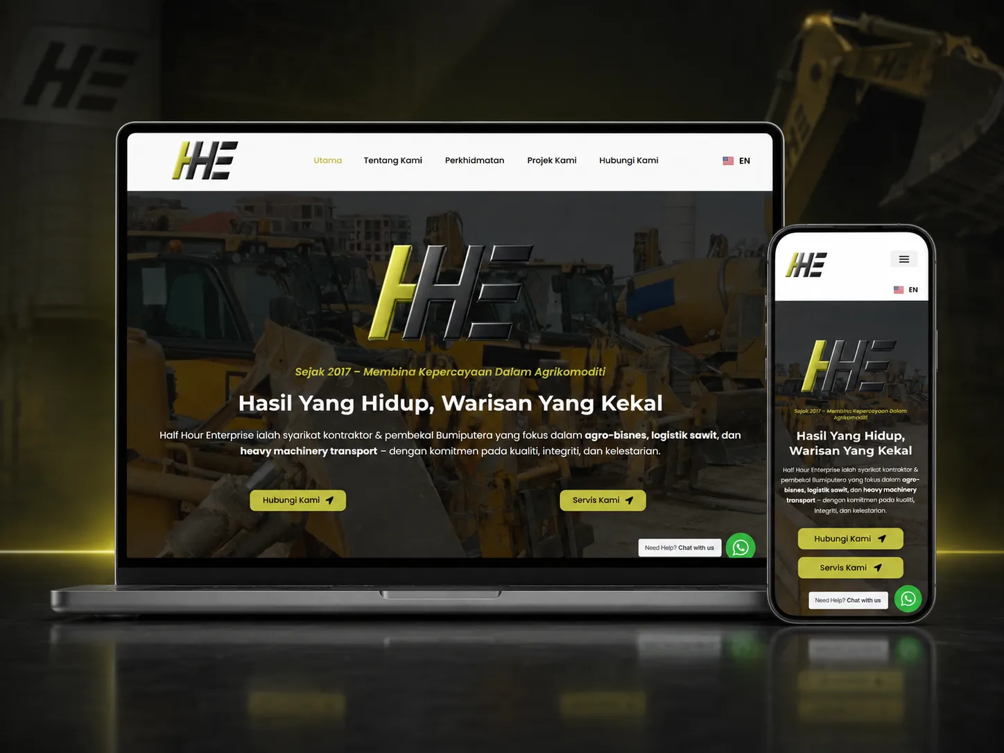 Half Hour Group corporate website